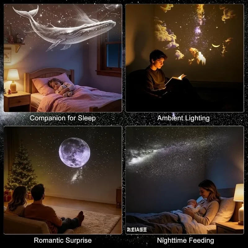 Proyector Galaxia Luz Nocturna Infantil